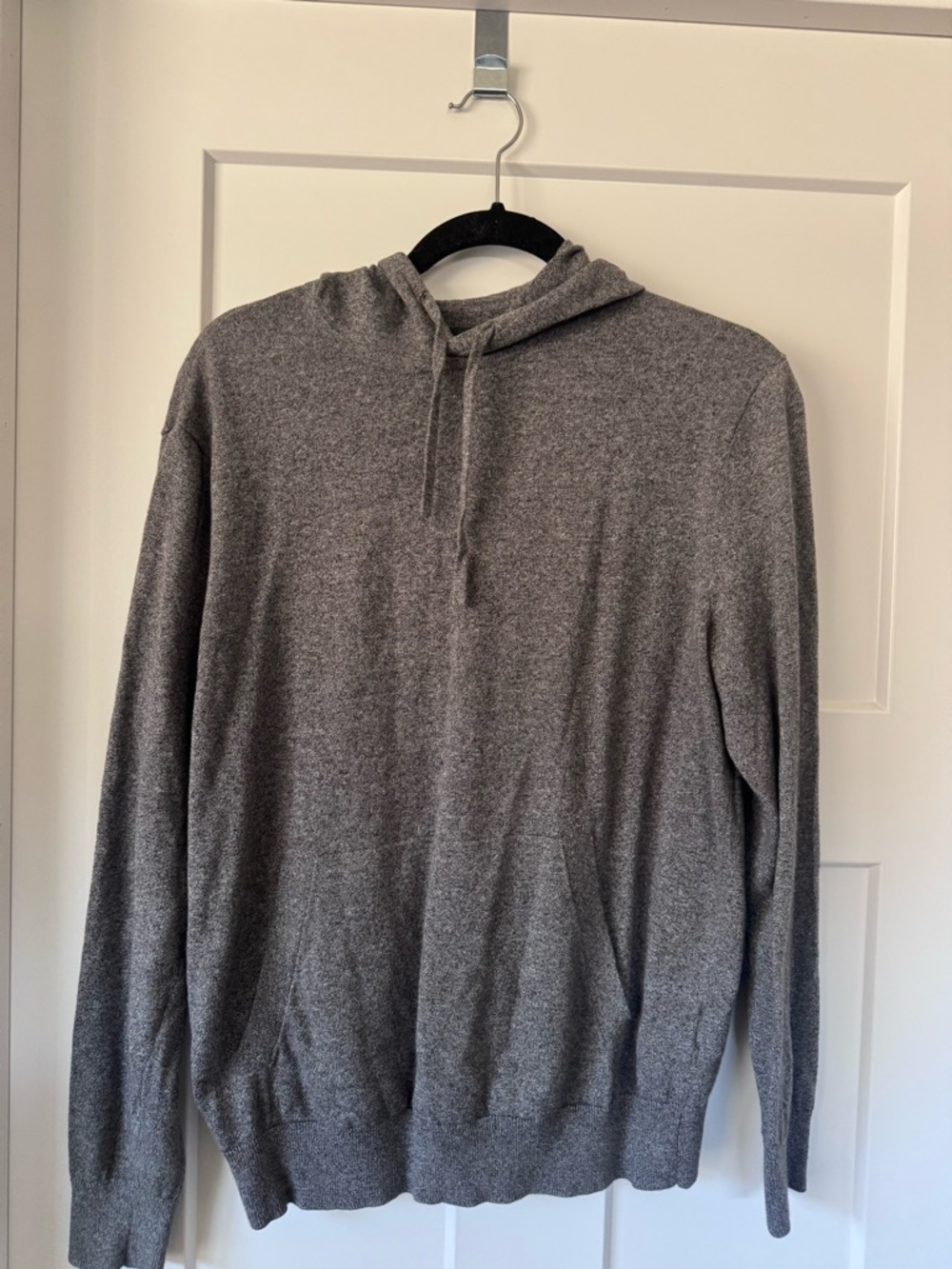 Men's Gray Hooded Sweater